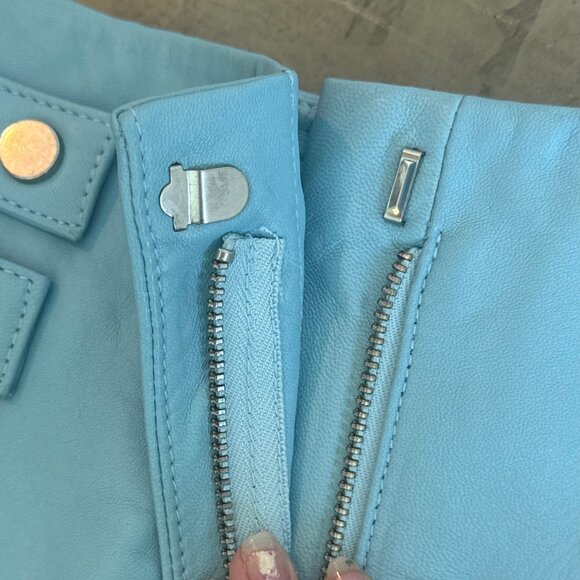 BRAND NEW IRO Paris Leather Shorts - Picture 6 of 8